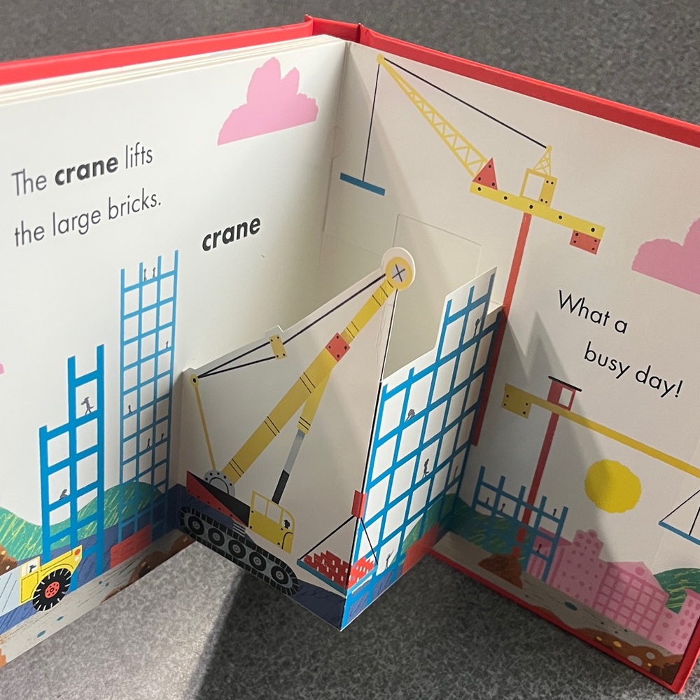 Let's Dig! Pop-Up Vehicles Book - Red - Picture 10 of 10